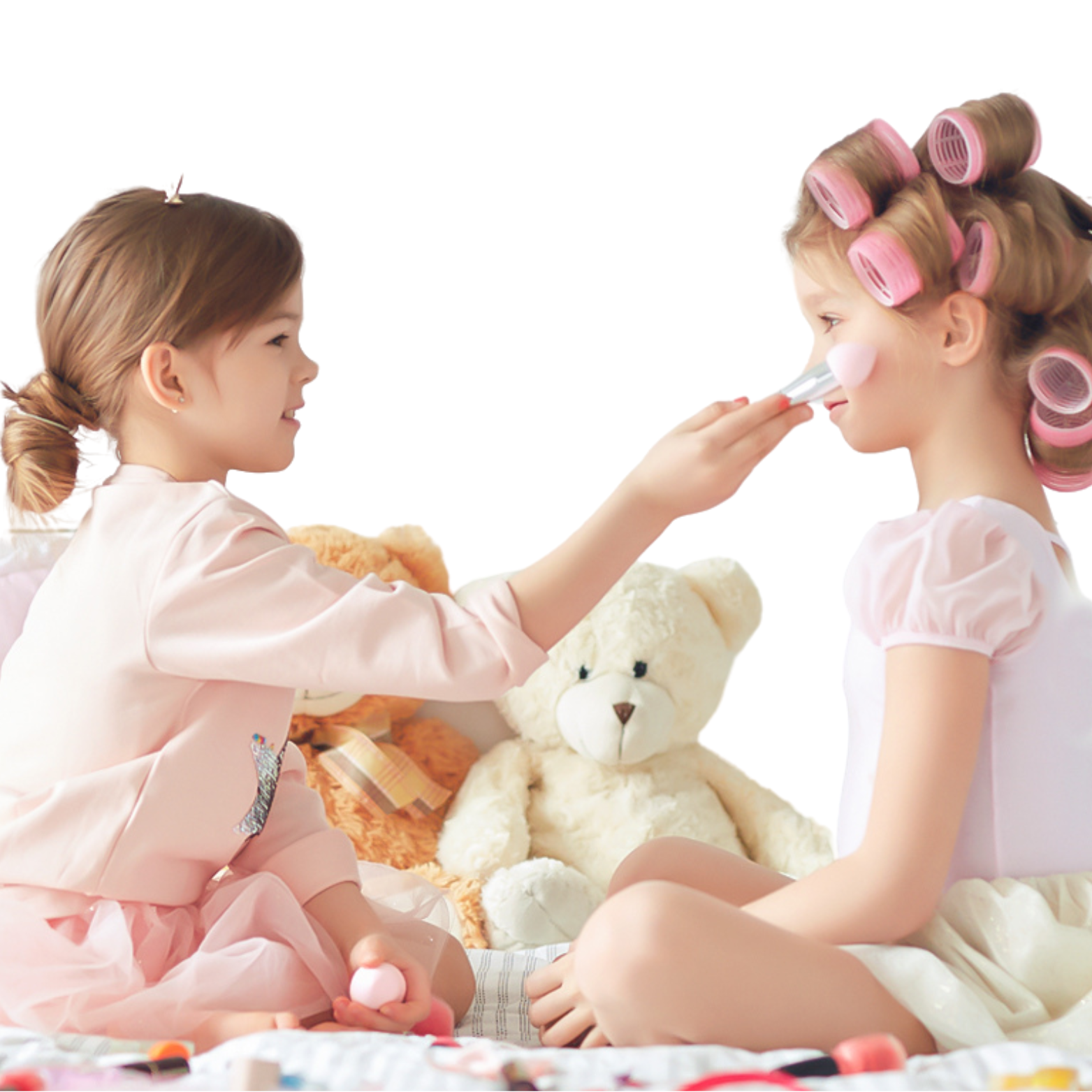 ZESTAW KOSMETYKÓW DO MAKIJAŻU KUFEREK KAROCA MAKE UP LAKIERY NAKLEJKI RÓŻE