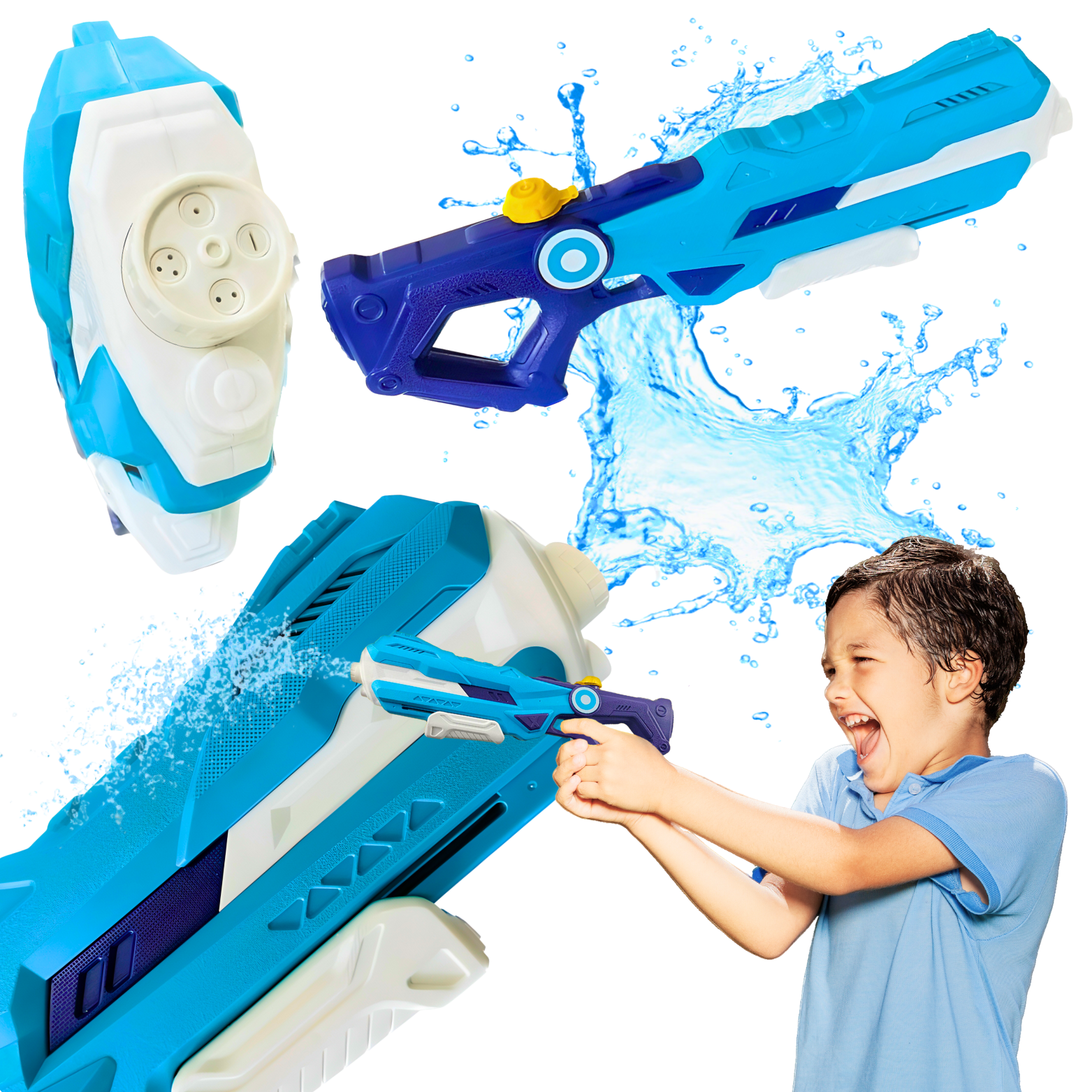 Pistolet Na Wodę Dla Dzieci Water Gun Zabawka Basen Prezent Lato