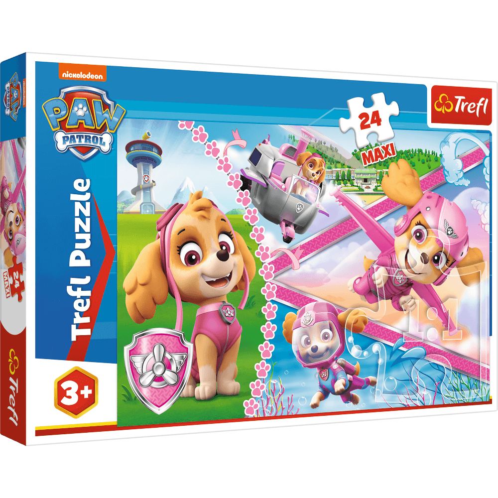 Puzzle 24 maxi Bohaterska Skye Psi Patrol 14307