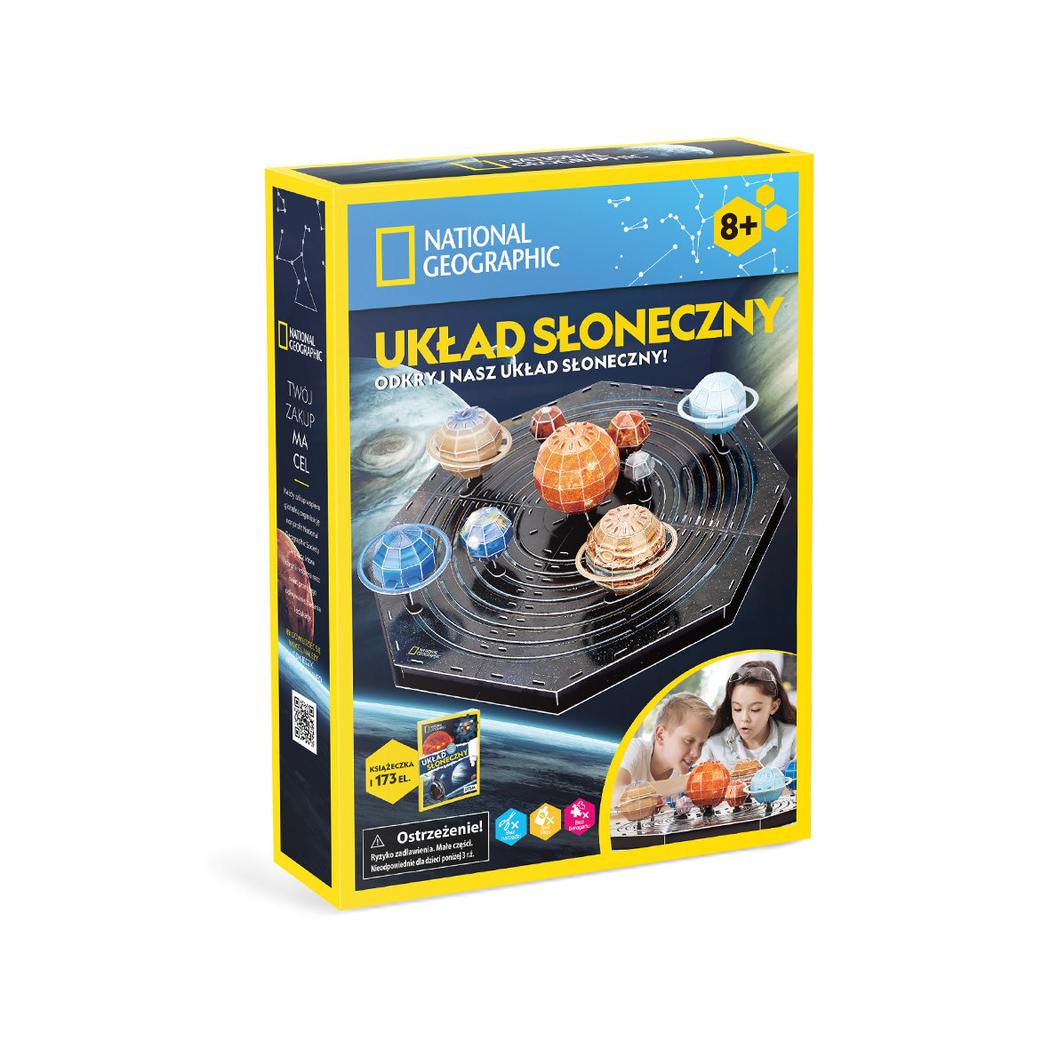Puzzle 173 3D National Geographic Układ Słoneczny