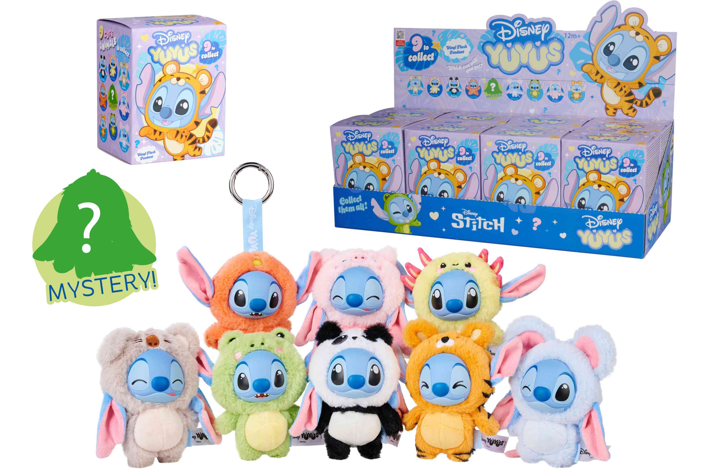 Figurka Disney YuYus niespodzianka Stitch 12cm 1szt.mix