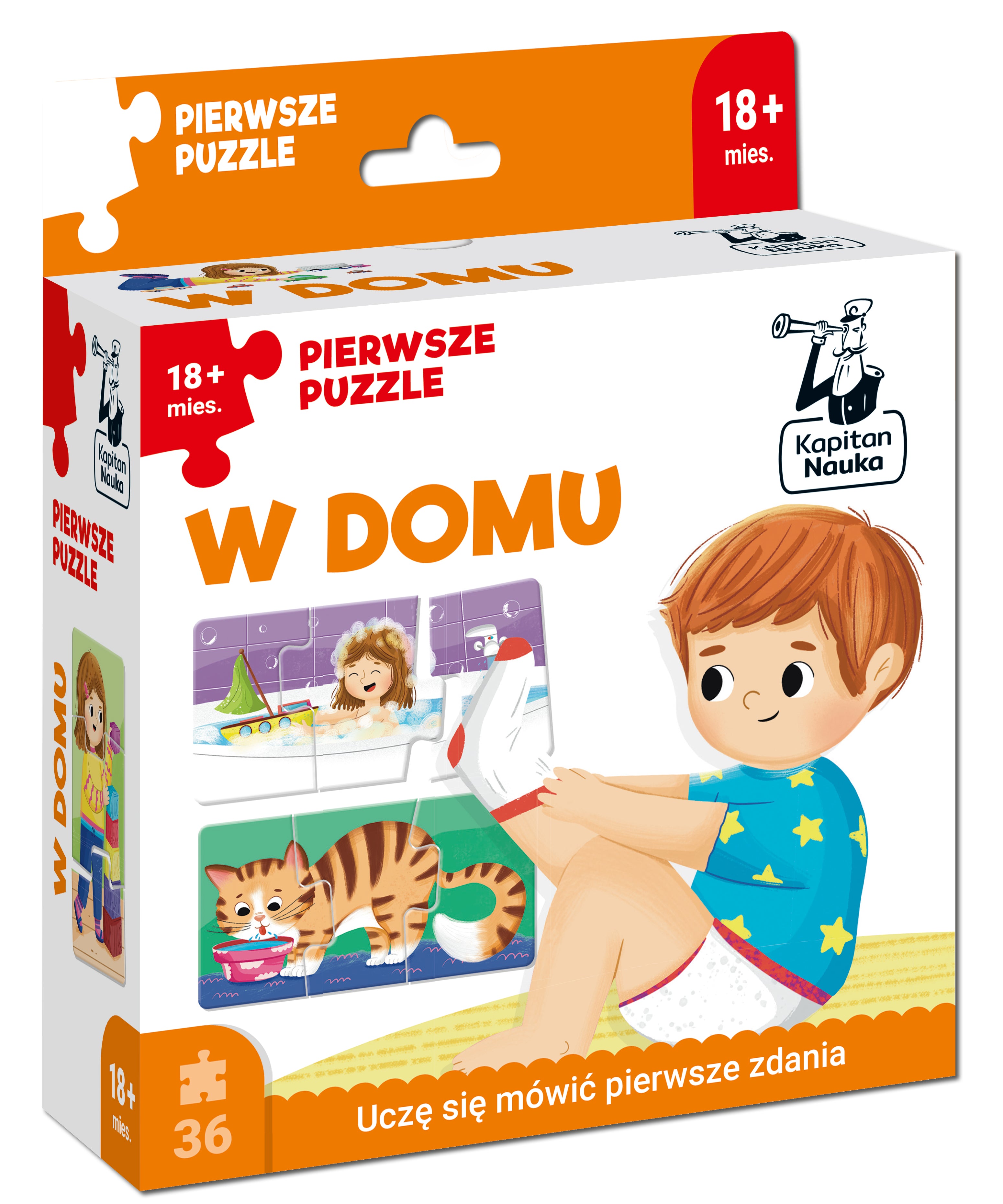 Puzzle W domu Pierwsze puzzle Kapitan Nauka