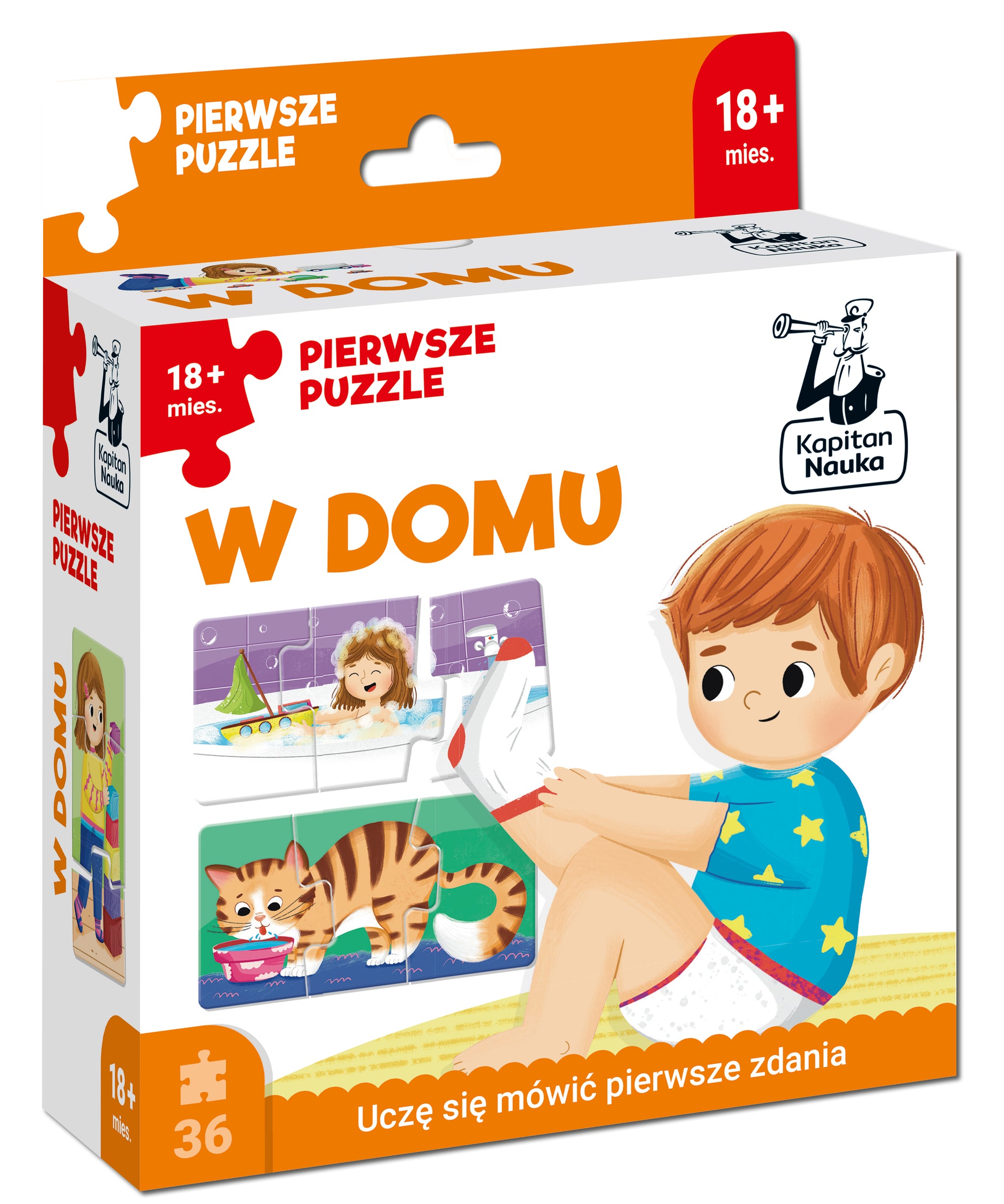 Puzzle W domu Pierwsze puzzle Kapitan Nauka