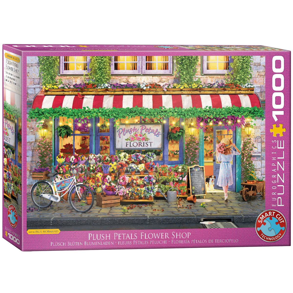 Puzzle 1000 Plush Petals Florist P.Norm 6000-5518