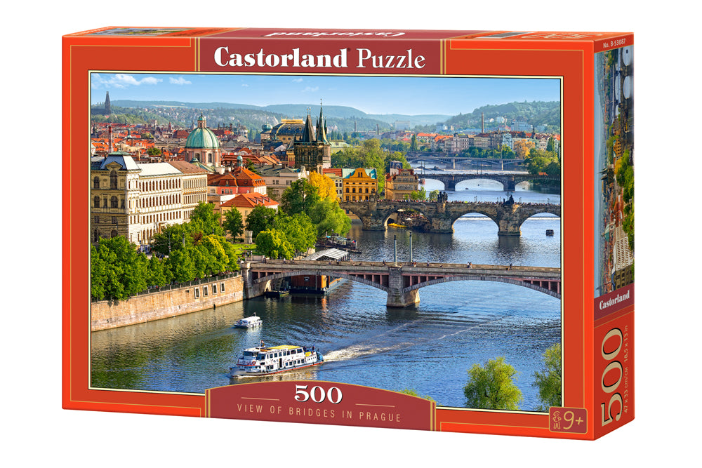 Puzzle 500 Widok na mosty Pragi B-53087
