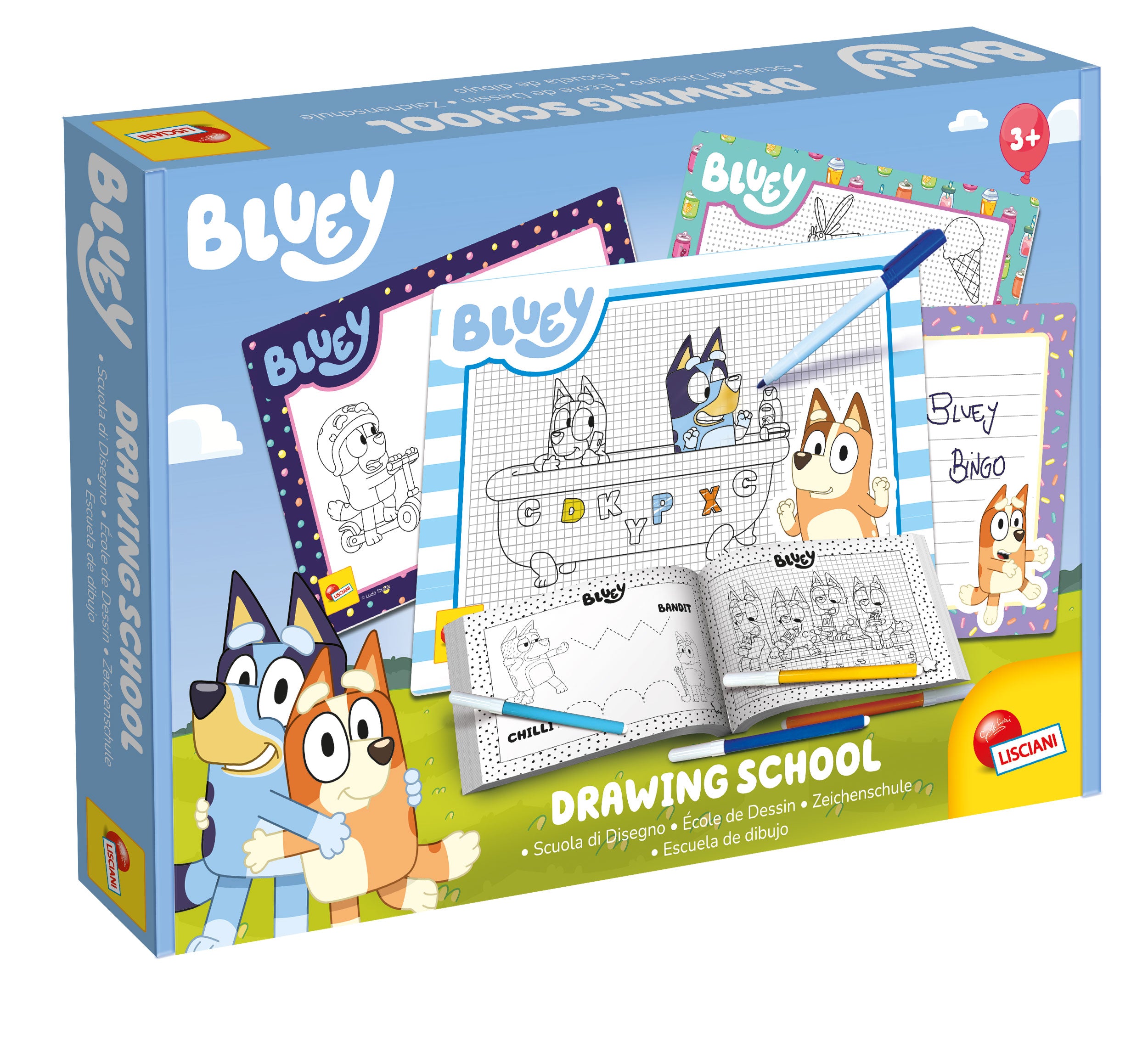 Lisciani Bluey Szkoła rysowania 304-99382