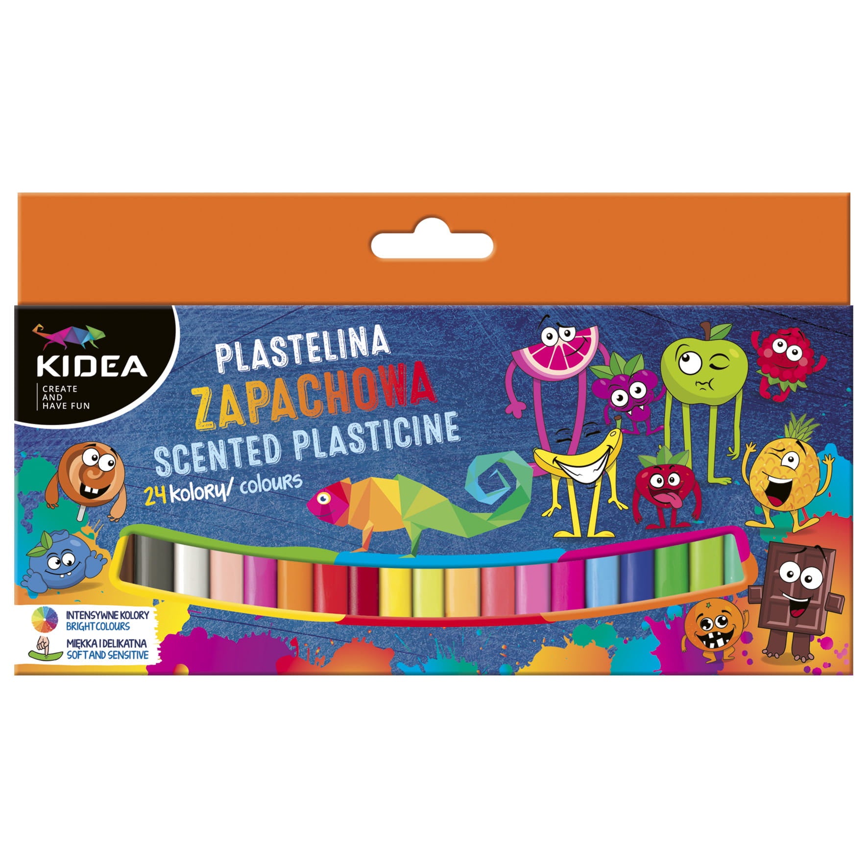 Plastelina zapachowa Kidea 24 kolory