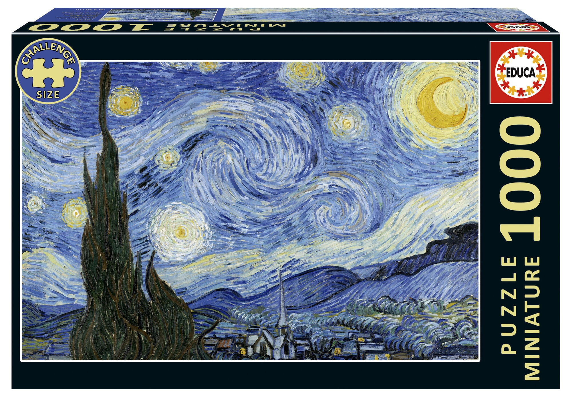 Puzzle 1000 Gwiaździsta noc Vincent van Gogh miniatura 113442