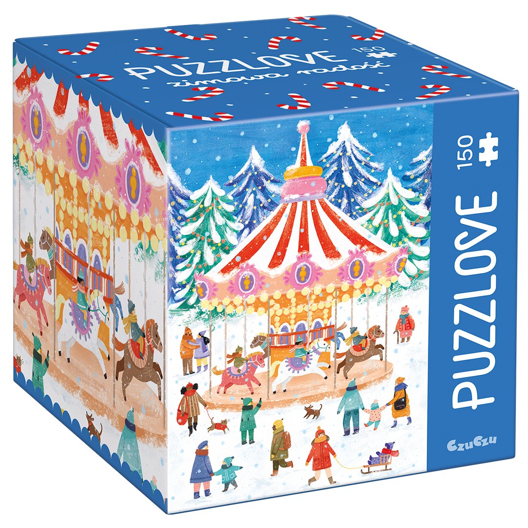Puzzle 150 Puzzlove Zimowa radość CzuCzu