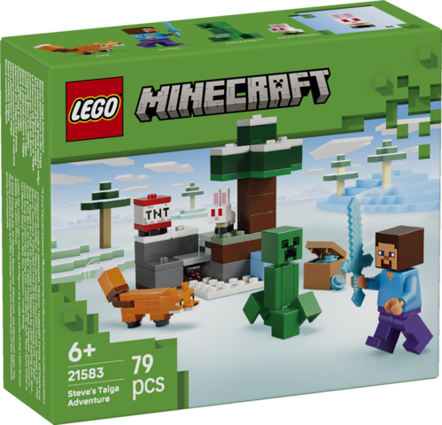 LEGO Minecraft Przygoda Steve'a w tajdze 21583
