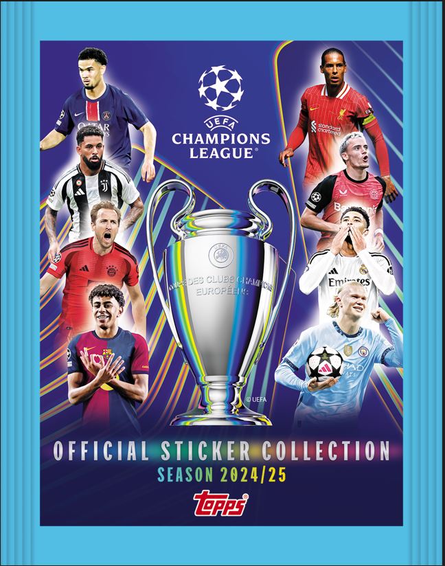 UEFA Champions League 2024/25 saszetka z naklejkami 1szt.mix
