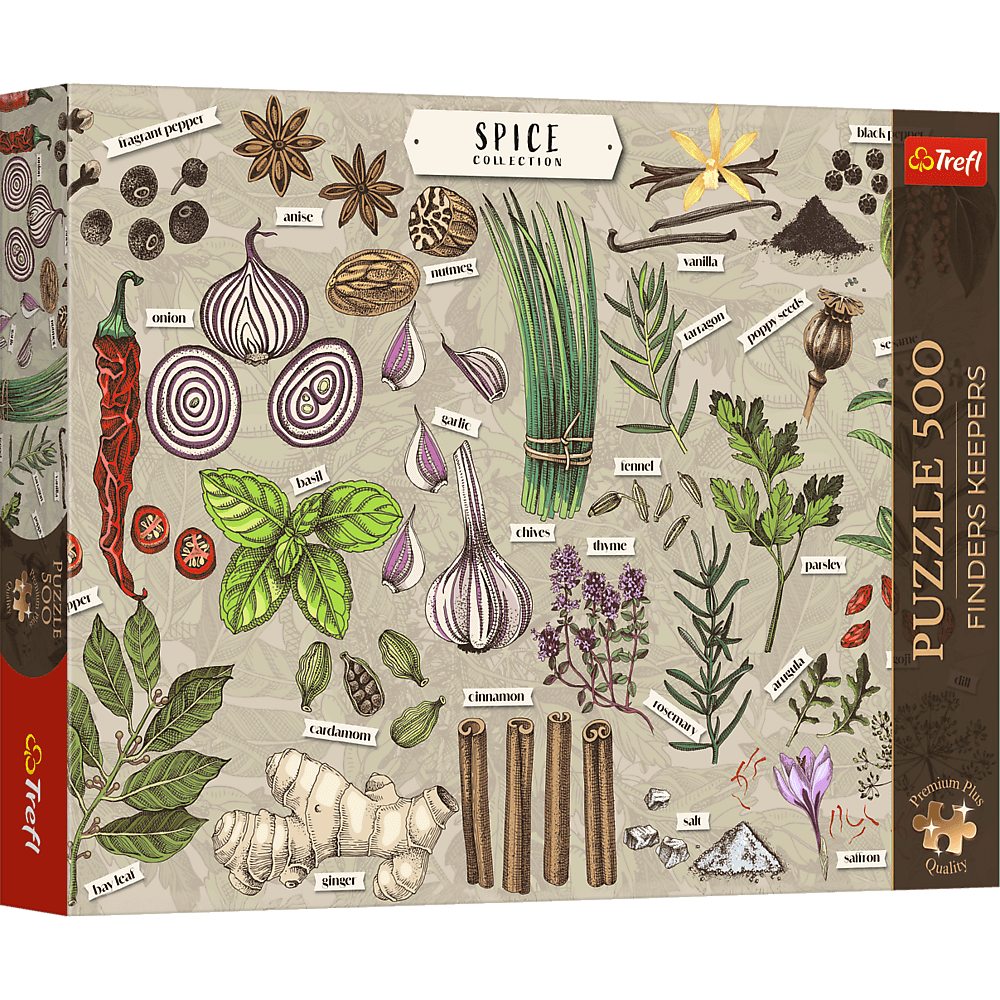 Puzzle 500 Trefl Premium Plus Finders Keepers Przyprawy 37610