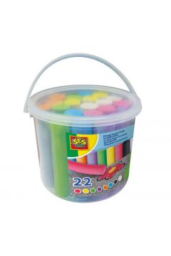 Kreda chodnikowa wiaderko 22szt