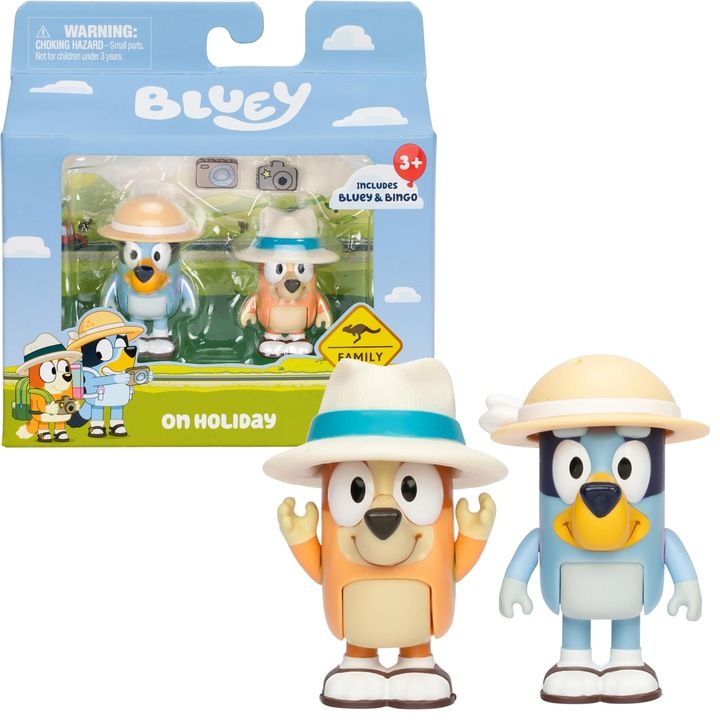 Figurki Bluey Wakacje 2-pak