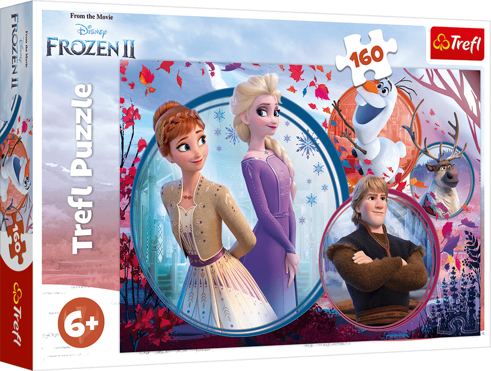 Puzzle 160 Siostrzana przygoda Frozen 2 15374