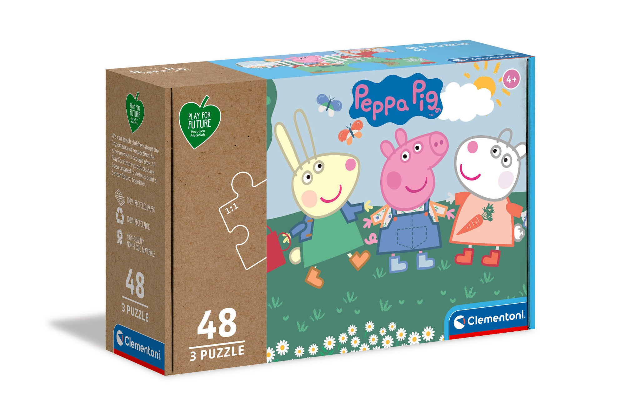 Puzzle 3w1 play for future Świnka Peppa 25269