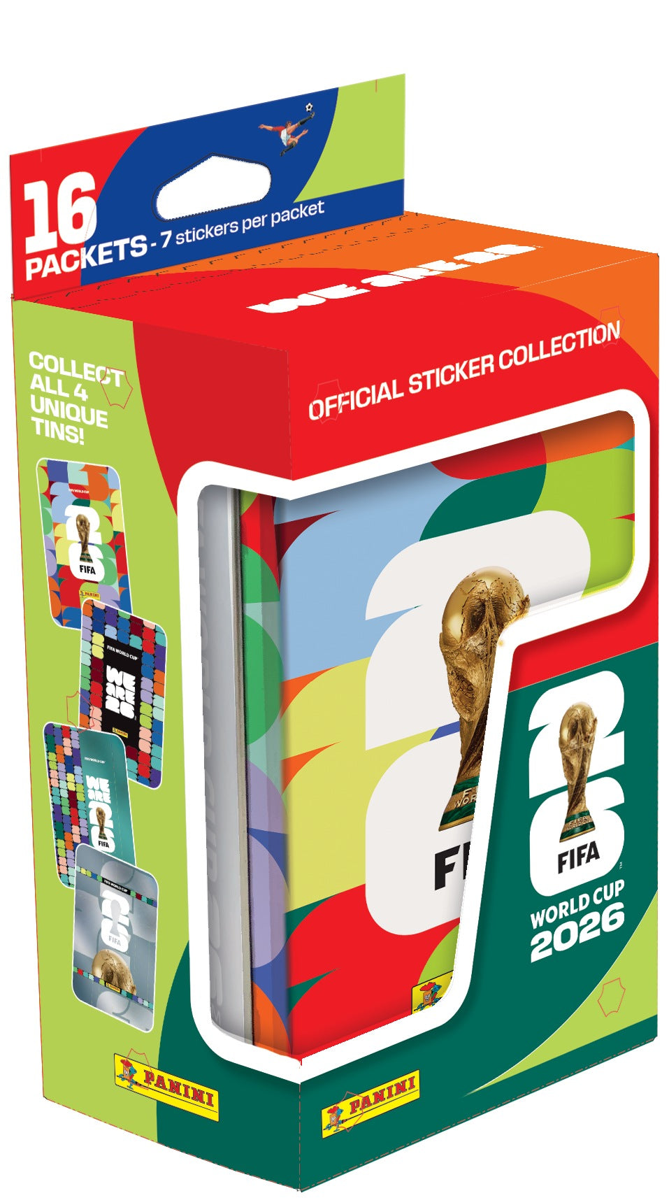 Fifa World Cup 2026 puszka kolekcjonera z naklejkami