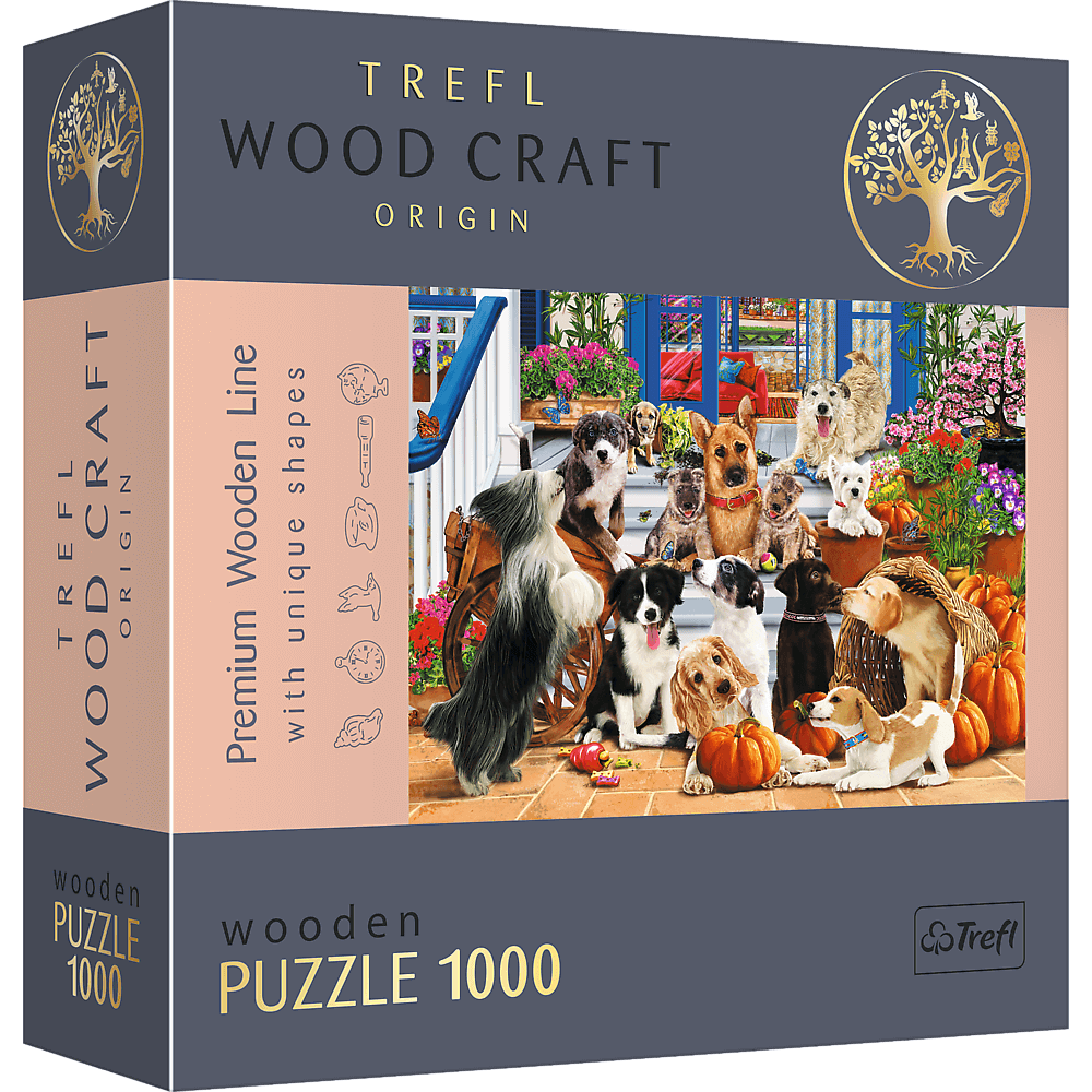 Puzzle 1000 drewniane Psia przyjaźń 20149