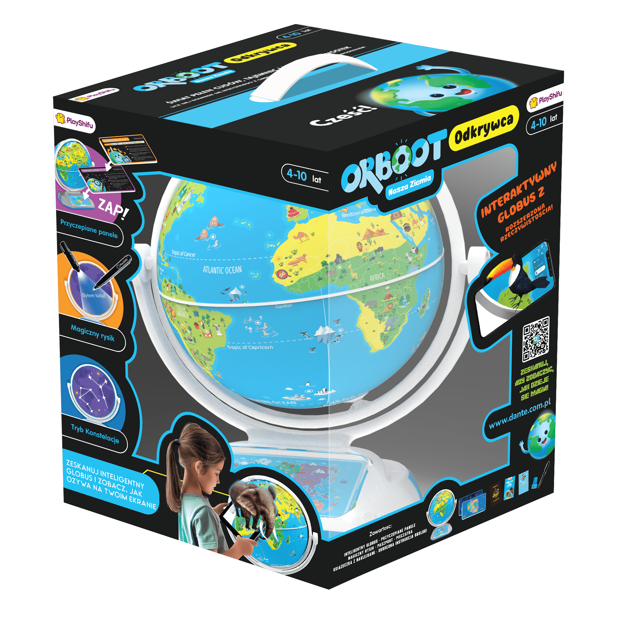 Interaktywny Globus Orboot Explorer Odkrywca PlayShifu
