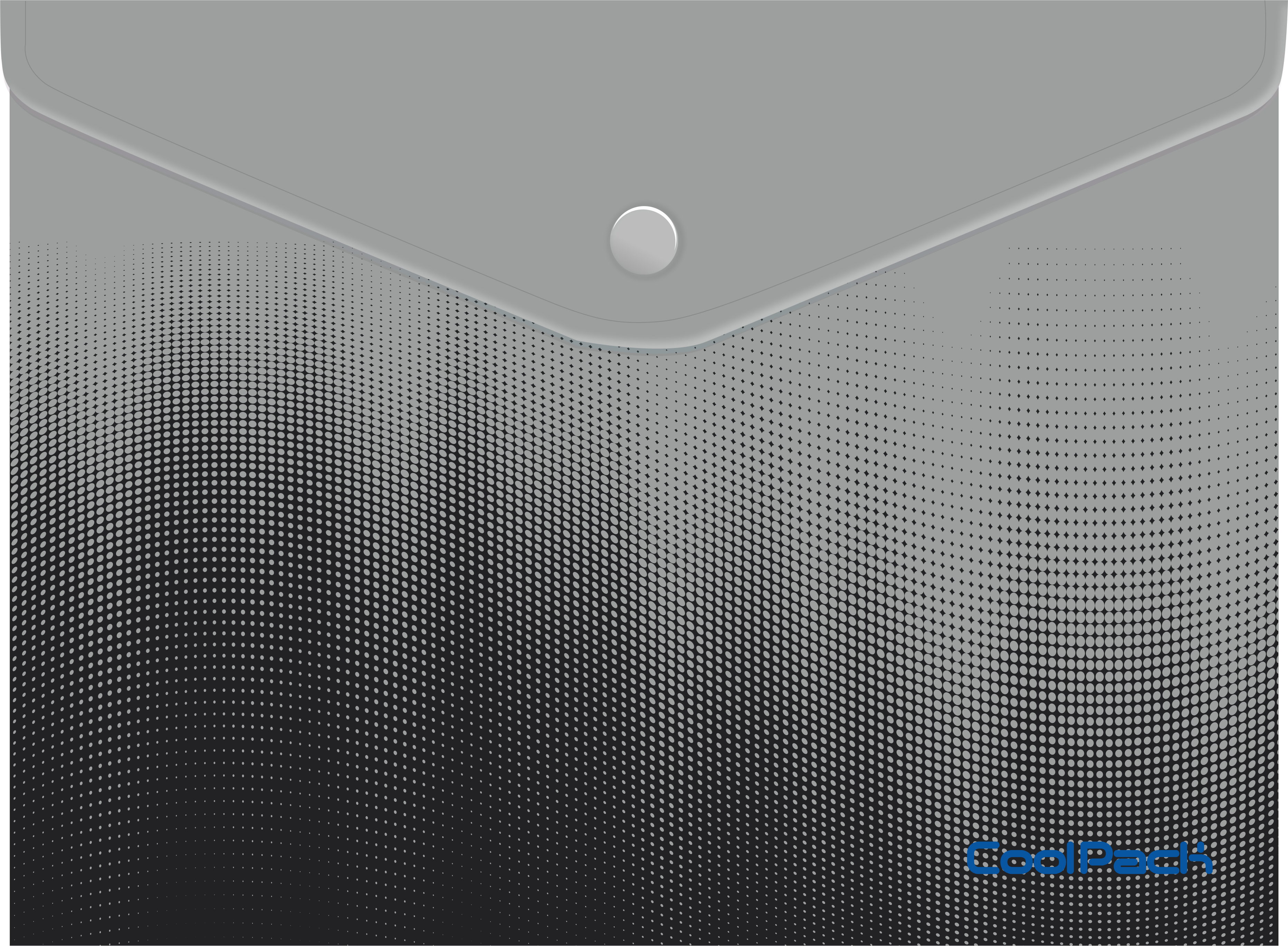 Koperta na dokumenty na zatrzask A4 Coolpack Gradient GREY