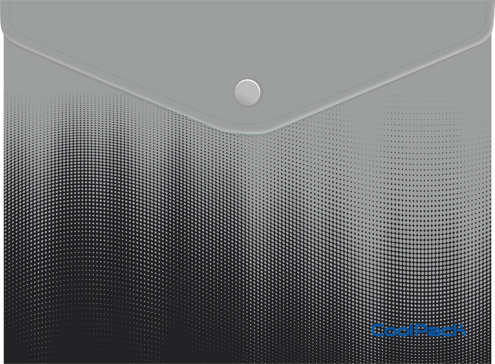 Koperta na dokumenty na zatrzask A4 Coolpack Gradient GREY