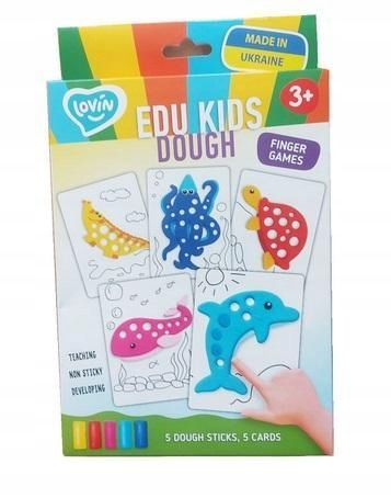 Masa Plastyczna lekka TM Lovin Edu Kids Ocean +karty