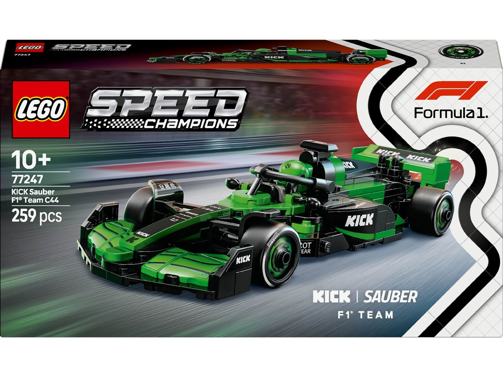 LEGO Speed Champions Bolid F1 KICK Sauber Team 77247