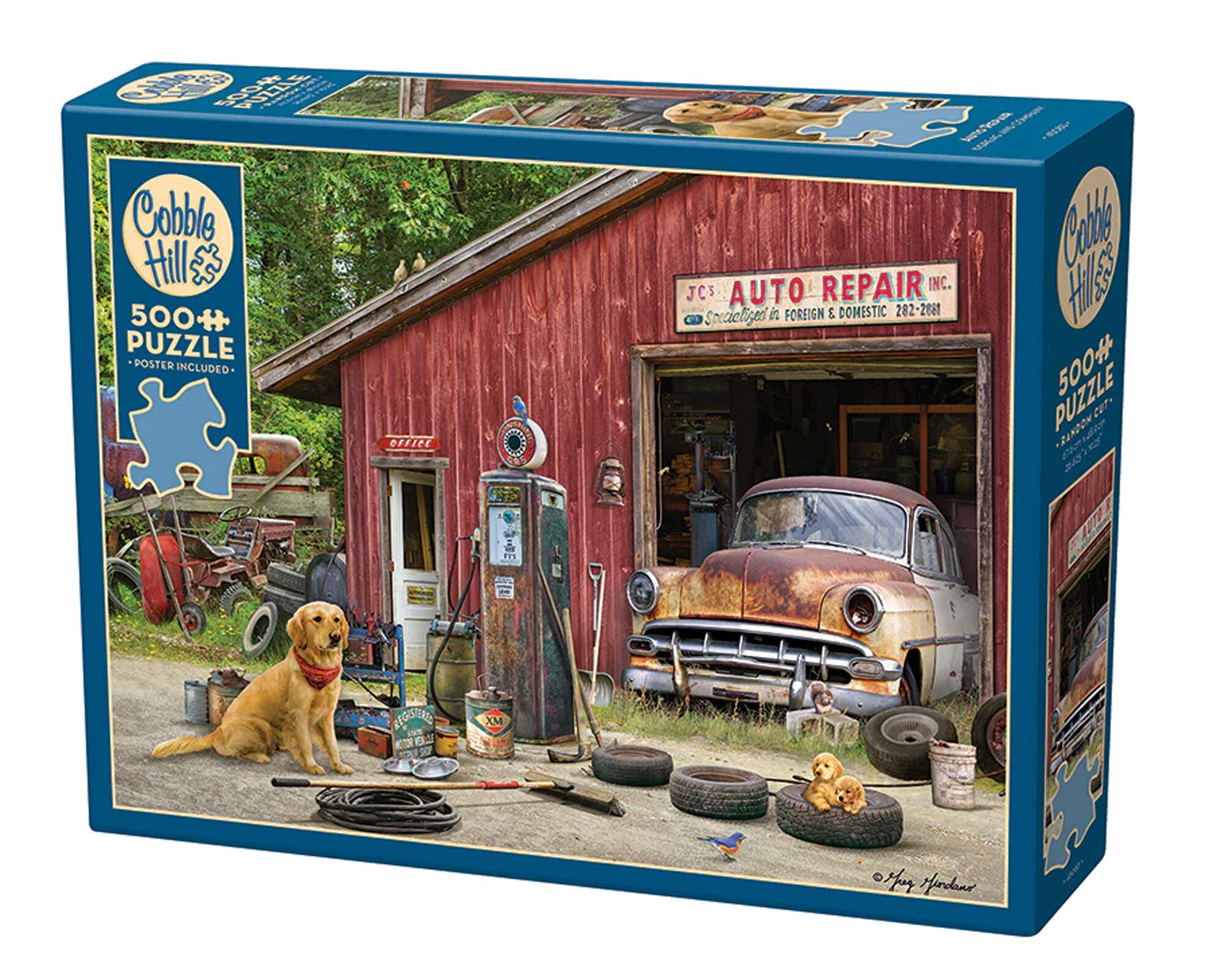 Puzzle 500 Warsztat samochodowy 113622