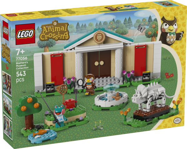 LEGO Animal Crossing Blathers i kolekcja muzealna 77056