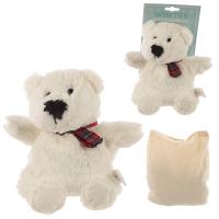 Termofor pluszowy do mikrofalówki Snuggables Polar Bear z nasionami pszenicy WARM39