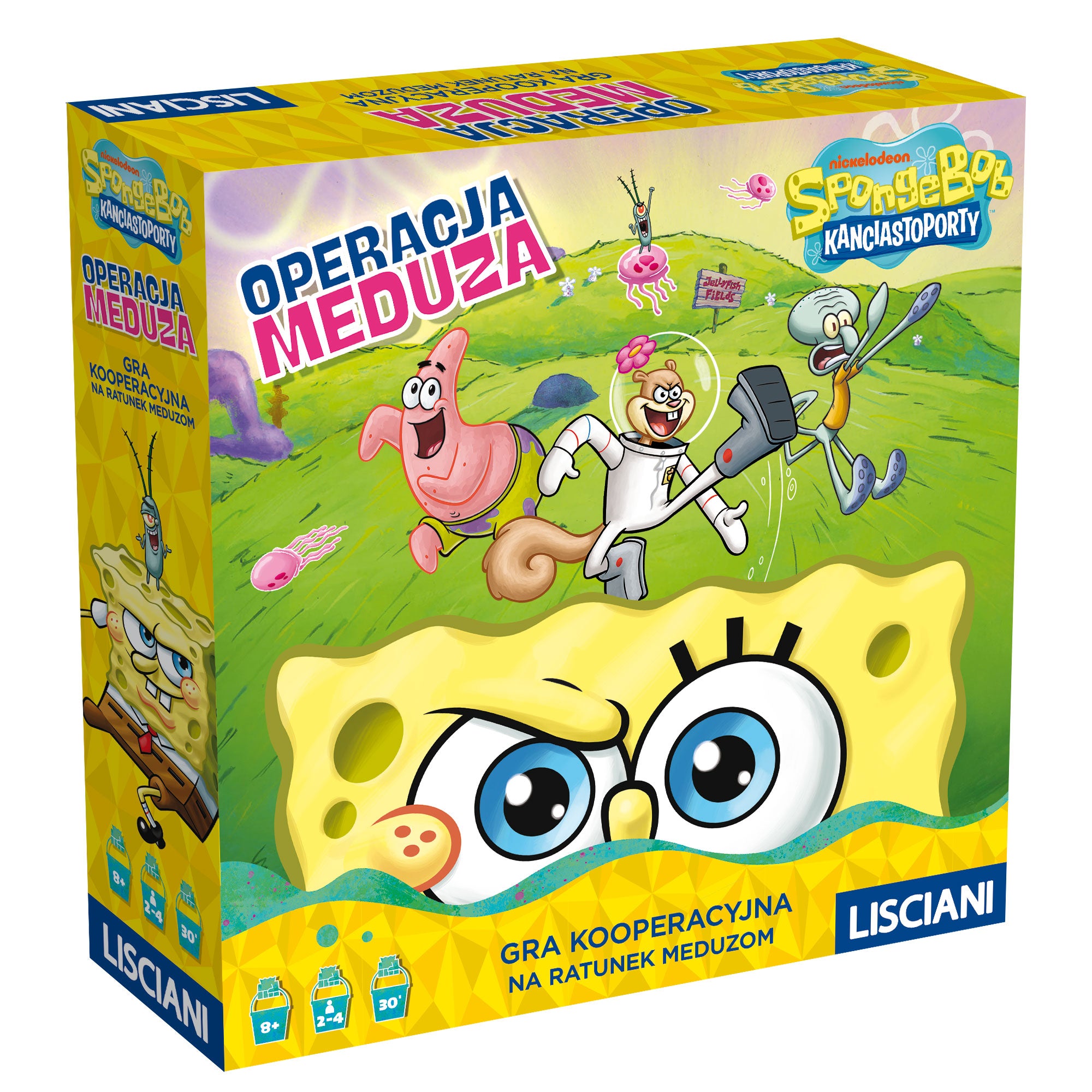Lisciani Spongebob Gra kooperacyjna na Ratunek Meduzom 304-PL119356