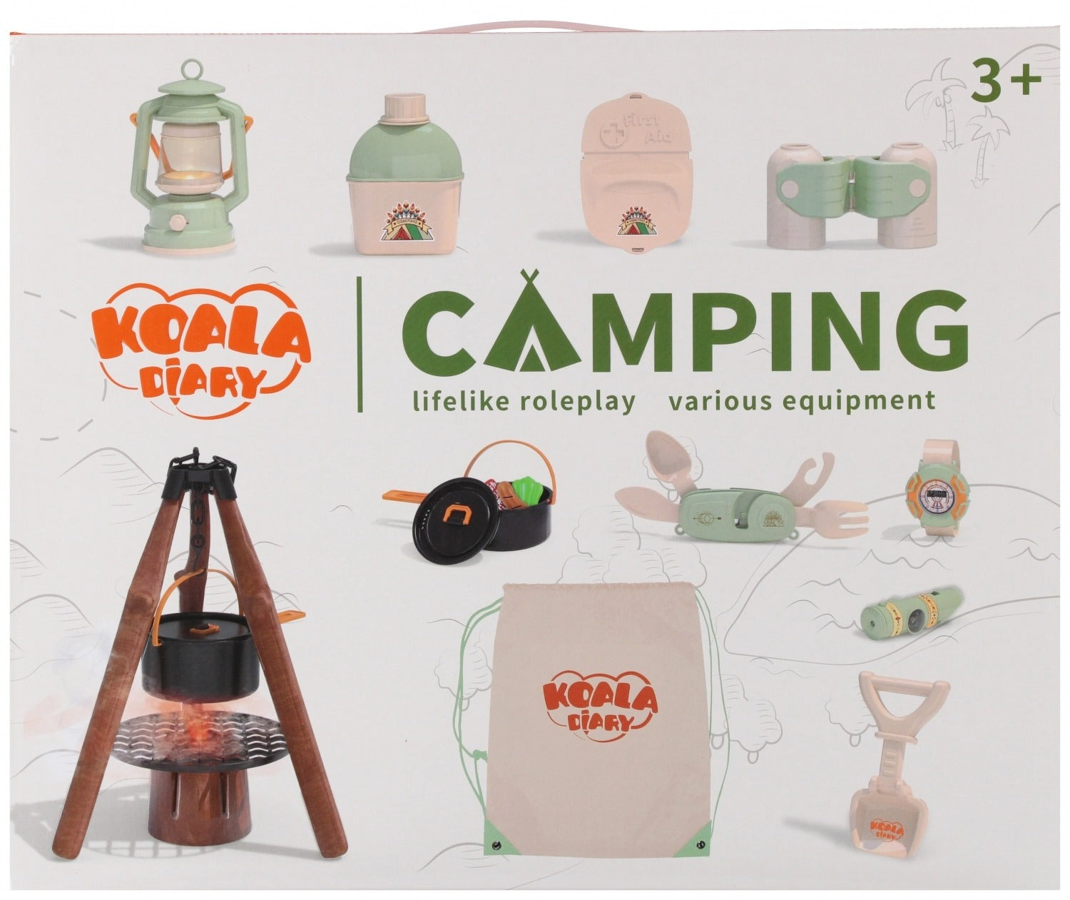 Zestaw Kamping 32x26x10