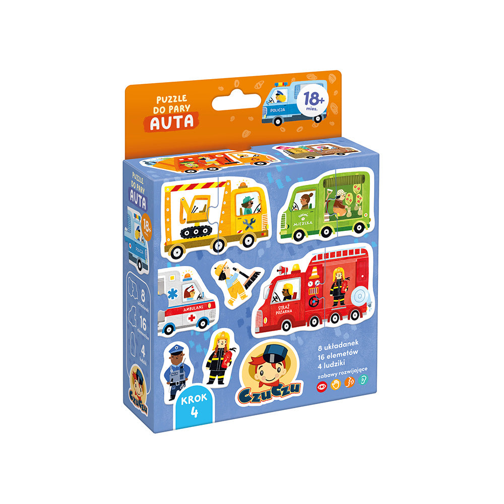 Puzzle do pary Auta CzuCzu