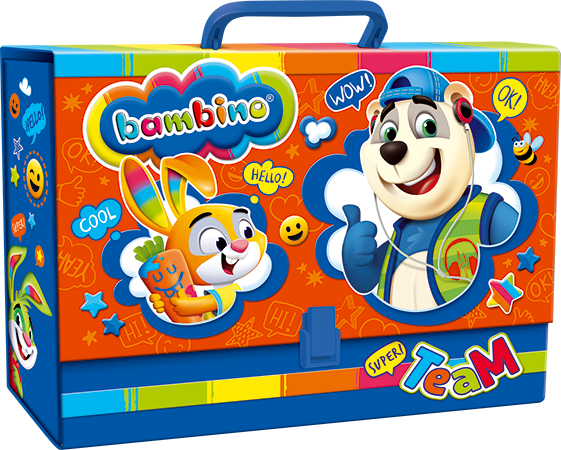 Teczka z rączką XL Bambino 1szt. mix