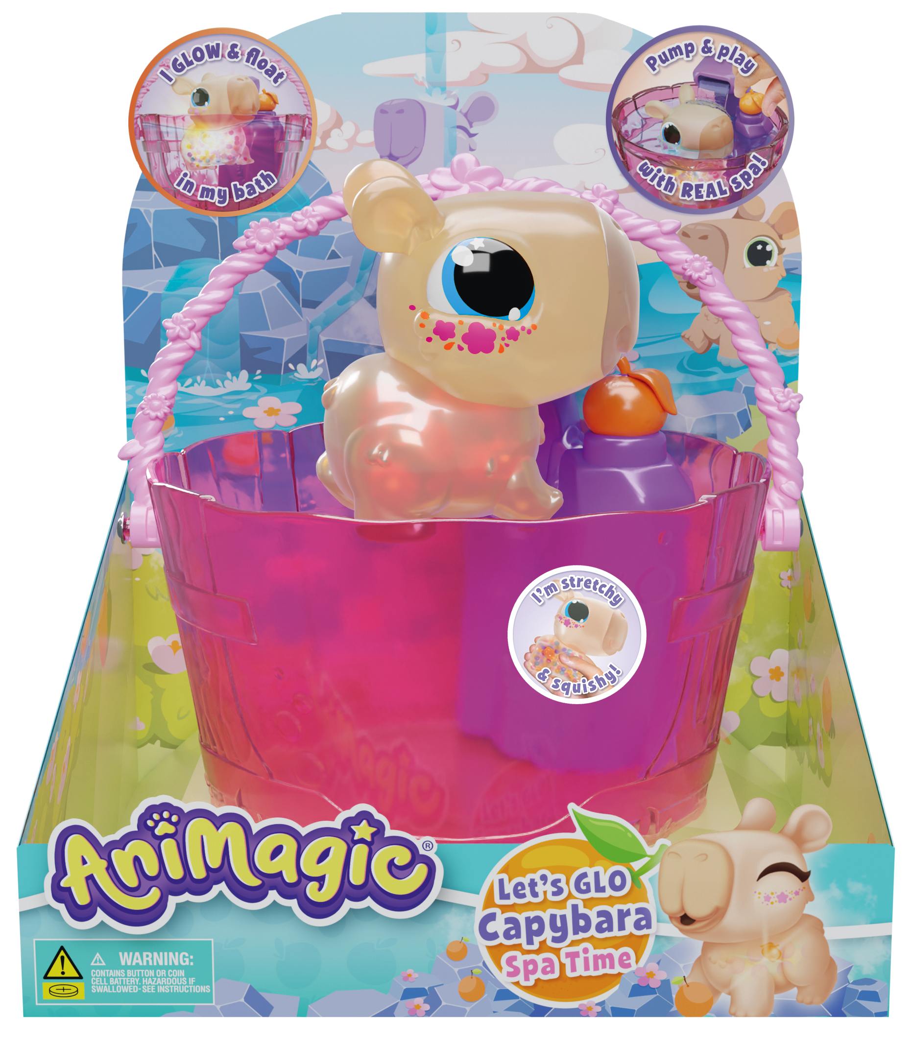 Capybara Spa Time Let's Glo Animagic Kapibara