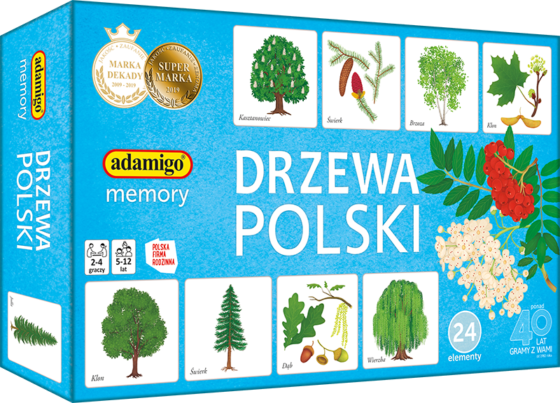Gra Drzewa Polski Memory