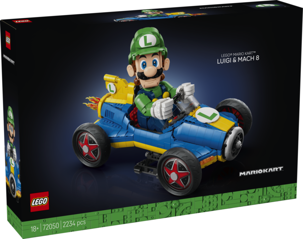 LEGO Super Mario Kart Luigi i Mach 8 72050