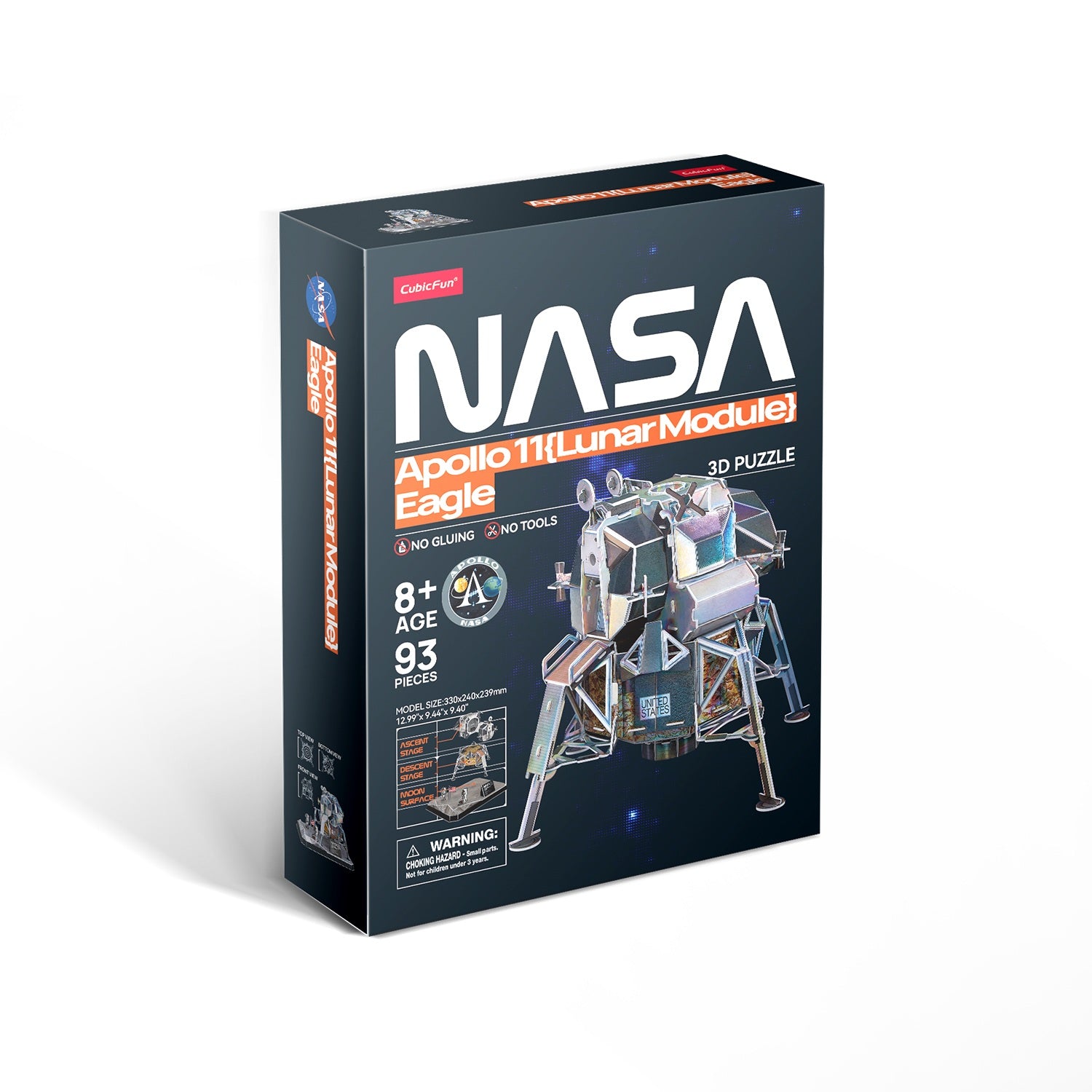 Puzzle 93 3D Moduł księżycowy Apollo 11