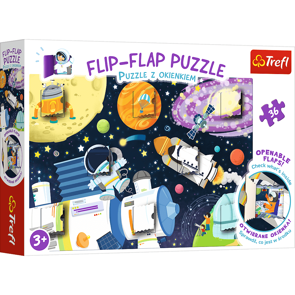 Puzzle 36 Z okienkiem Kosmos 14272