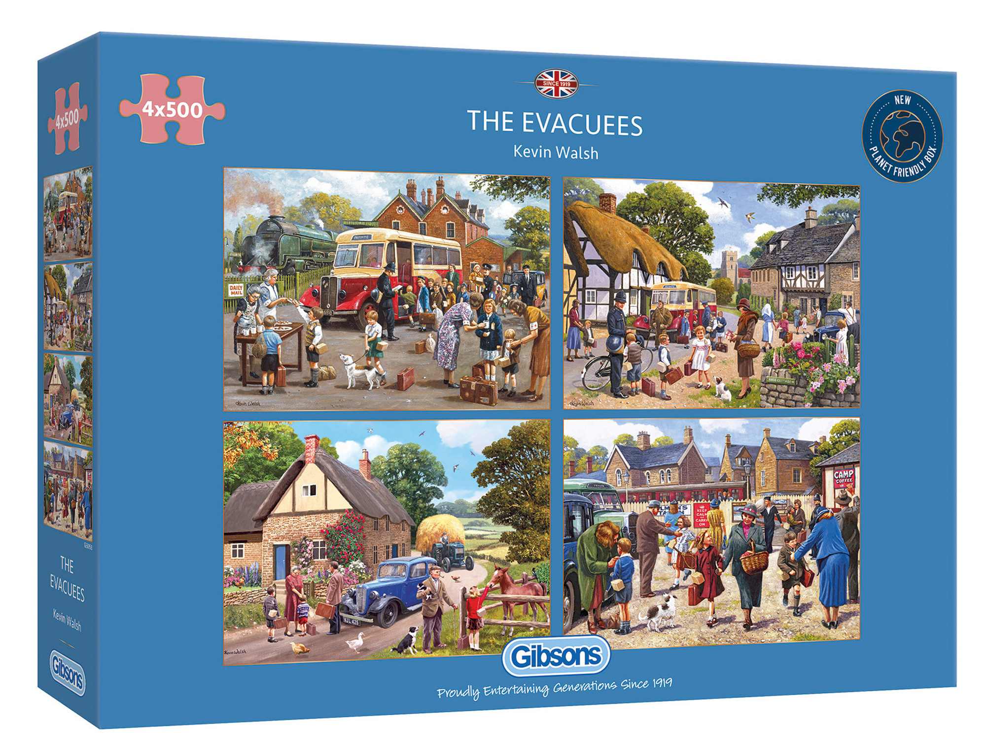 Puzzle 4x500 Ewakuacja i szczęśliwy powrót 110259