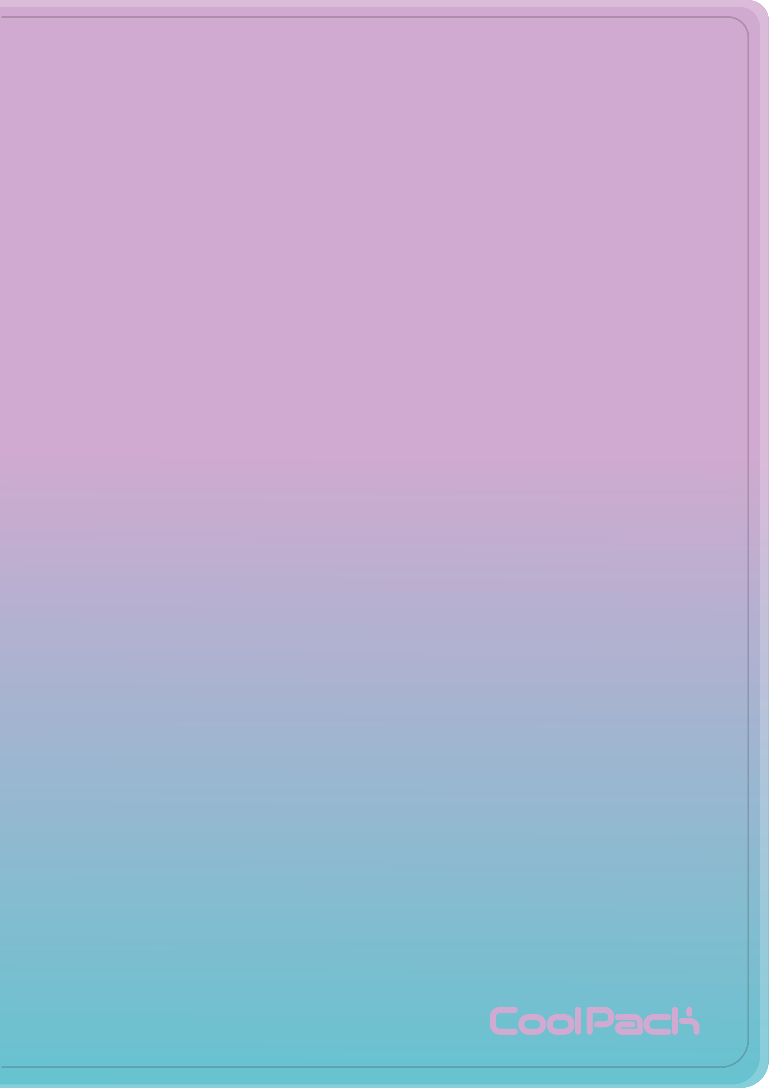 Teczka clear book A4 Coolpack Gradient 20 koszulek Blueberry