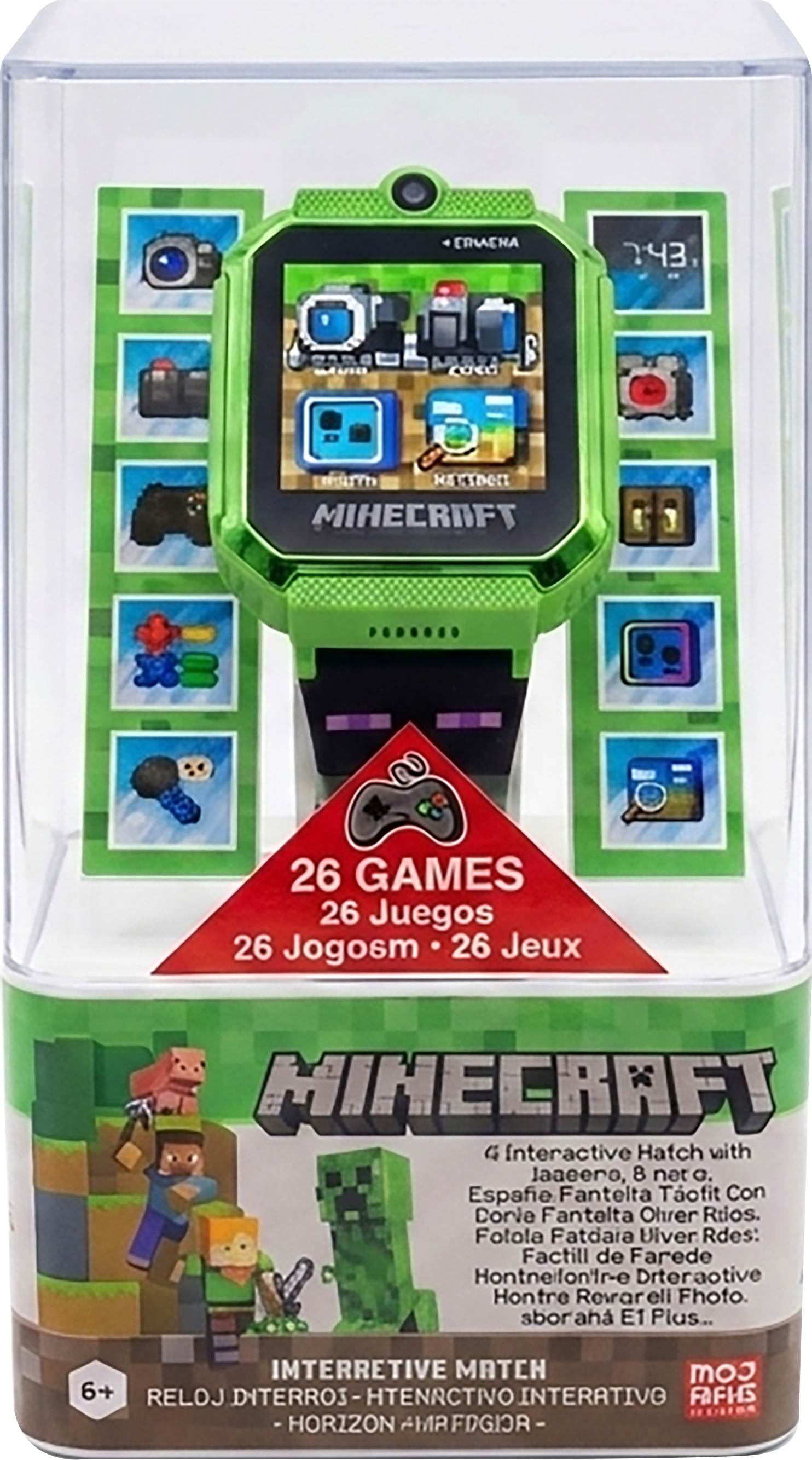 Smartwatch 10 funkcji Minecraft MIN4099