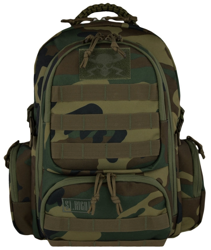 Plecak 4-komorowy BP36 Military Woodland Como