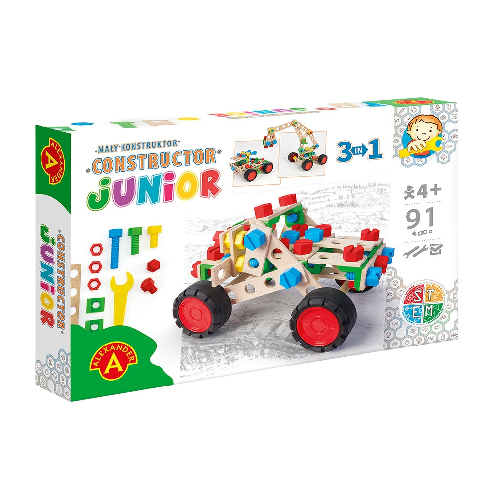 Mały konstruktor junior Off Road Vehicle 3w1 91 elementów