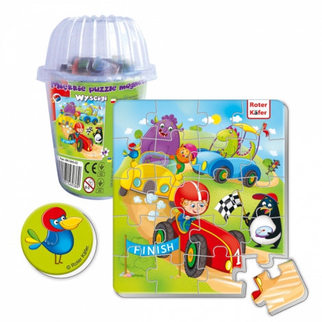 Puzzle 20 miękkie magnetyczne Wyścigi RK1305 02