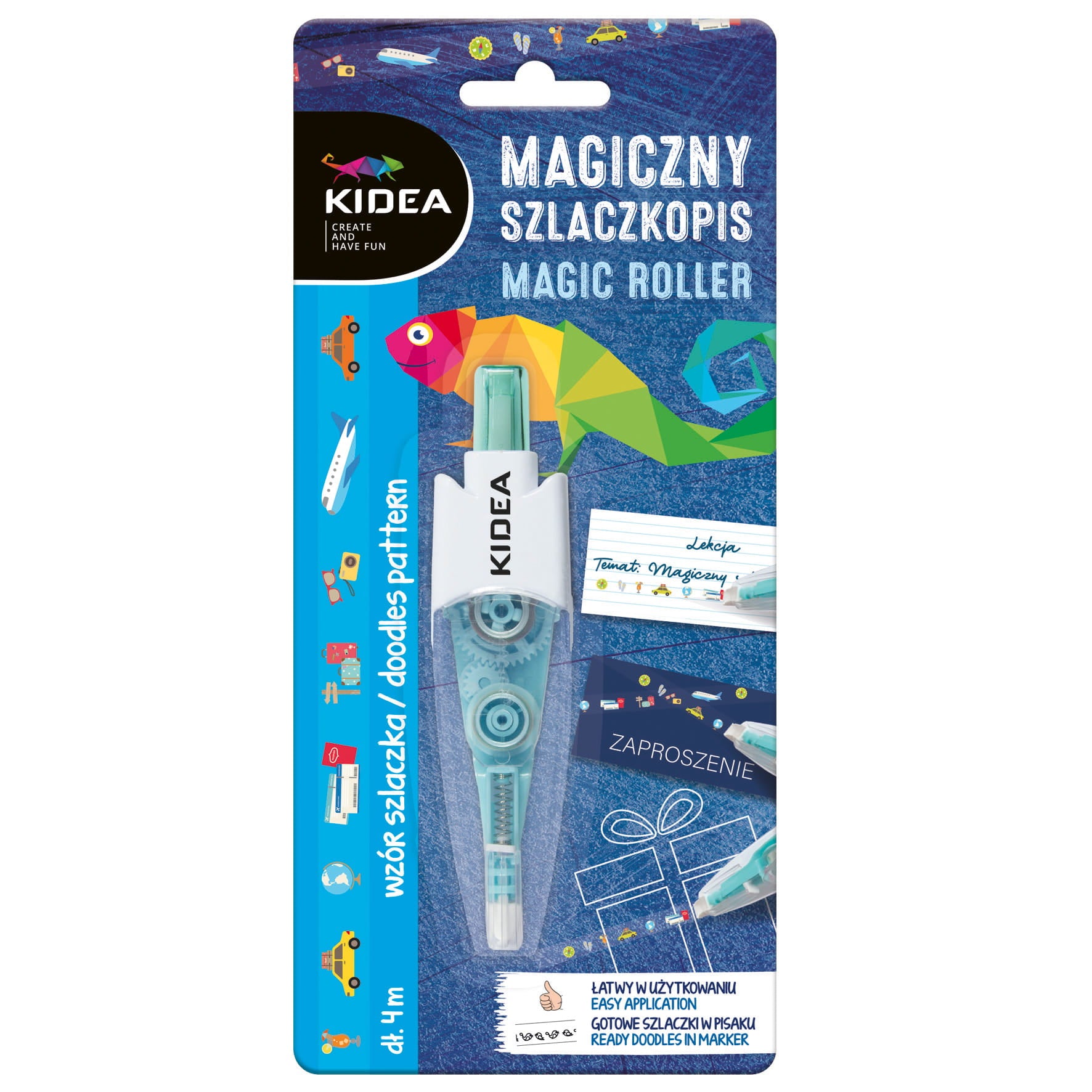 Magiczny szlaczkopis Kidea TRAVEL