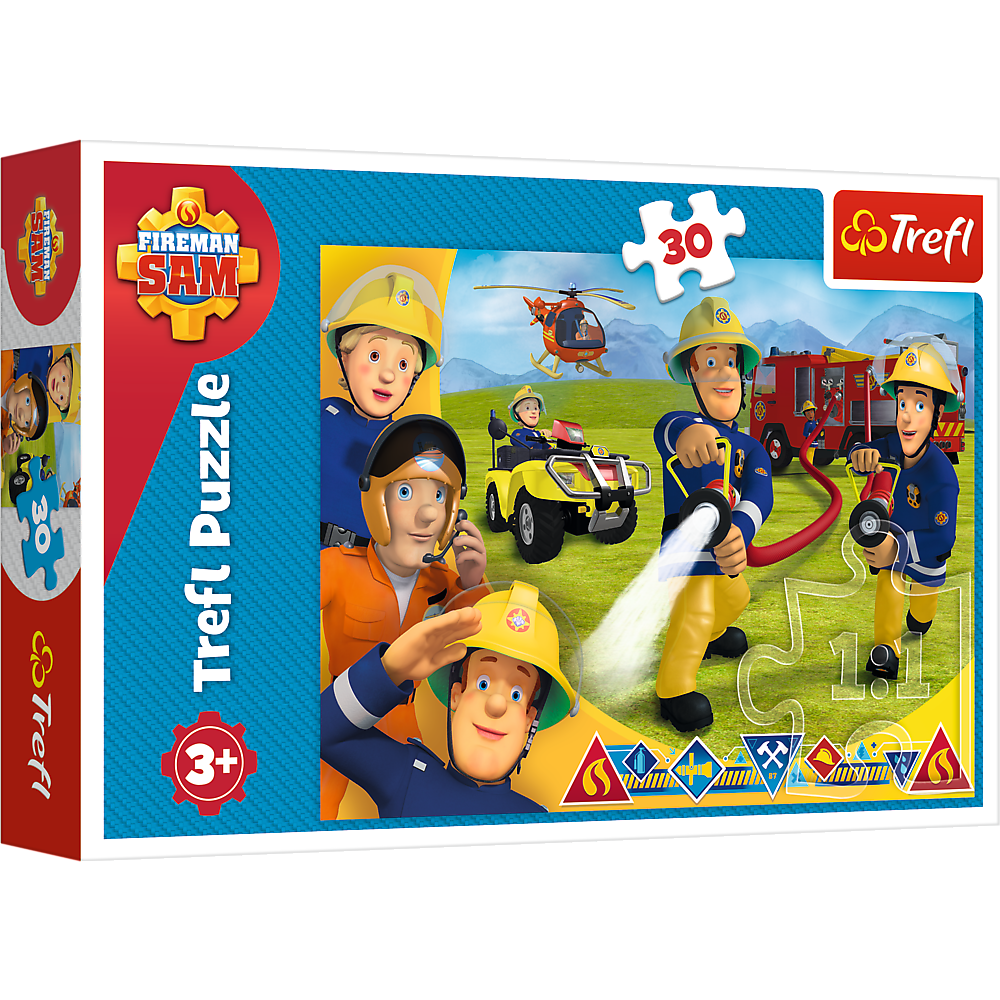 Puzzle 30 Gotowi by pomagać Strażak Sam 18244