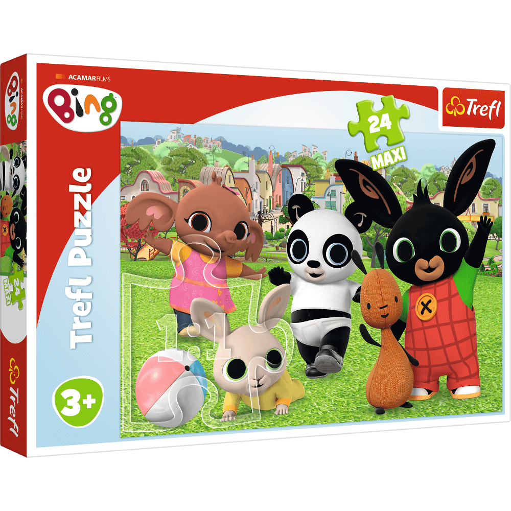 Puzzle 24 maxi Zabawa w parku Bing 14306