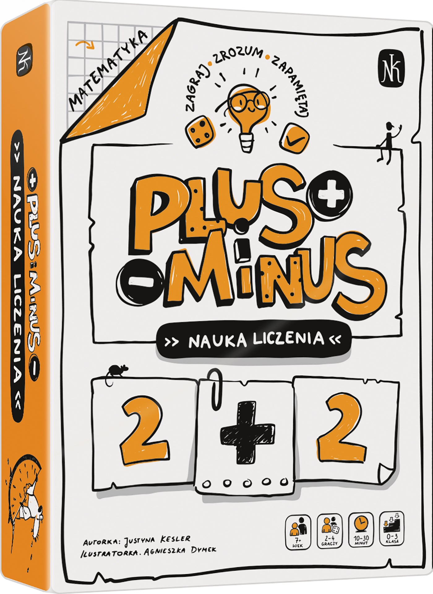 Gra PLUS i MINUS nauka liczenia ZZZ: zagraj-zrozum-zapamiętaj