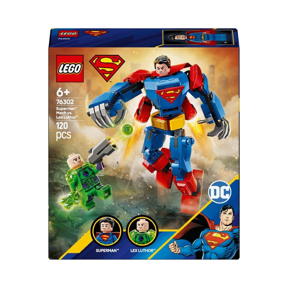 LEGO Super Heroes Mech Supermana kontra Lex Luthor 76302
